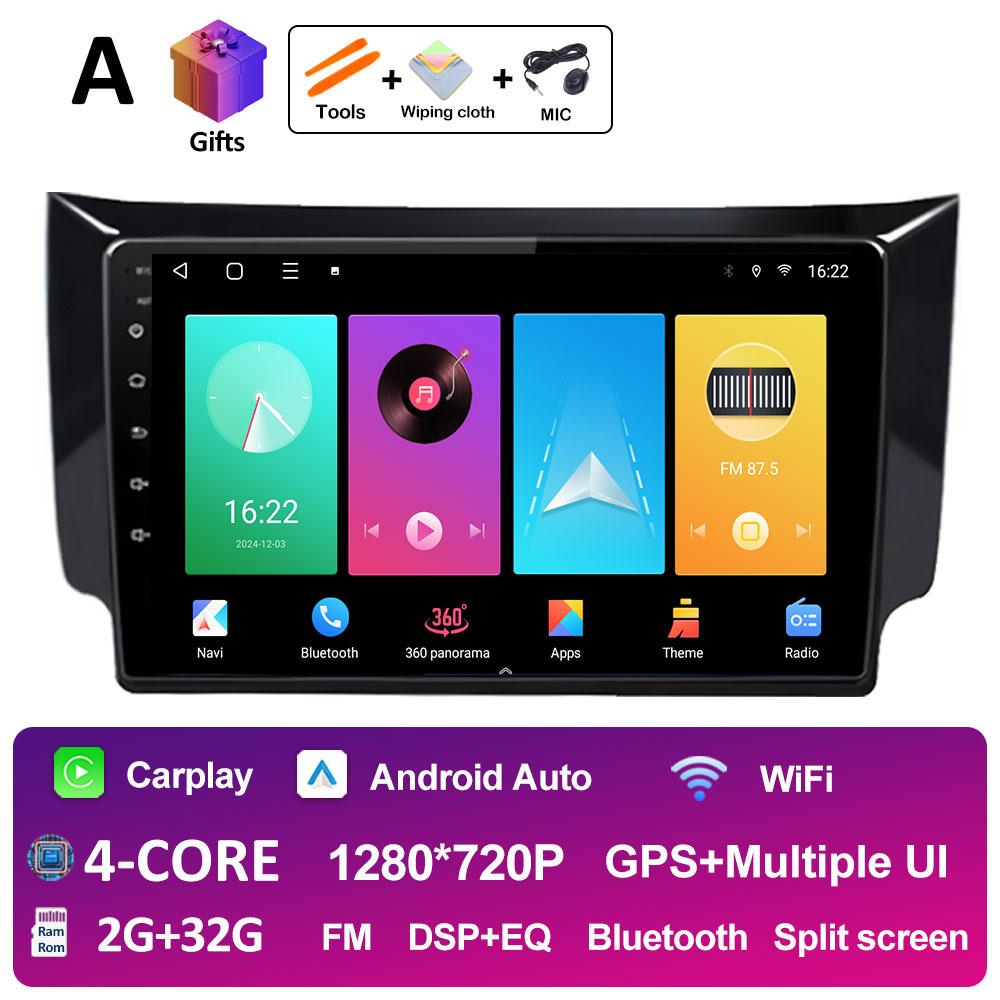 DSP Stereo Wireless Carplay For Nissan Sylphy B17 Sentra 12 2012 2013 2014 2015 - 2018 WIFI Car Audio Video Multimedia Player BT