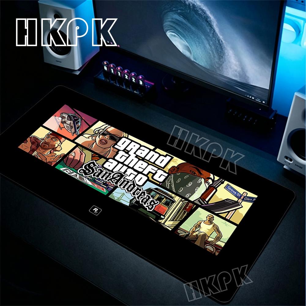 XL Grand Theft Auto GTA Επιφάνεια Ποντικιού Παιχνιδιάρικη Υπολογιστή Γραφείου Αξεσουάρ Mousepad Αντιολισθητικό Λάστιχο Μεγάλο Χαλάκι Δώρα για φίλους