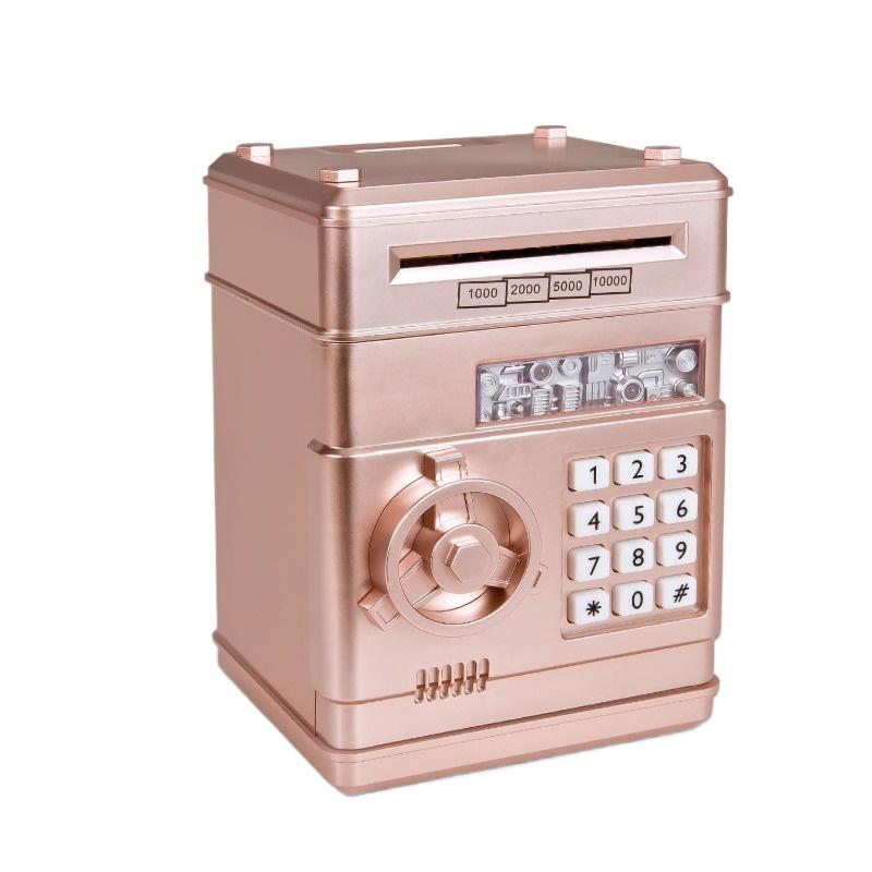 Smart Password Piggy Bank for Kids - Automatic Bill Rolling & More