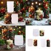 Christmas Cylinder Candle Mold Food Grade Silicone Mold For Epoxy Resin Candle Soap Making Baking Craft Project