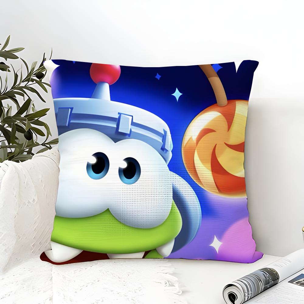 Puzzle Game C-Cut The Rope 1 Pillow Case Linen Pillow Case Sofa Home Decor Cushion Cover Cushion Cove