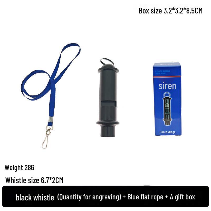 Coreless Metal Lifesaving Coach and Referee Whistle for Outdoor Survival and Training