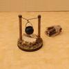 Miniature Pastoral Garden Scene Dollhouses Decoration Recreates Rural Country Life with Realistic Stove Firewood Mop