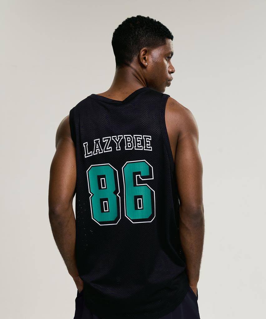 Leijibi [3Pack] Muscle Mesh Jersey Oversized Sleeveless Tank Top M (3 Colors)
