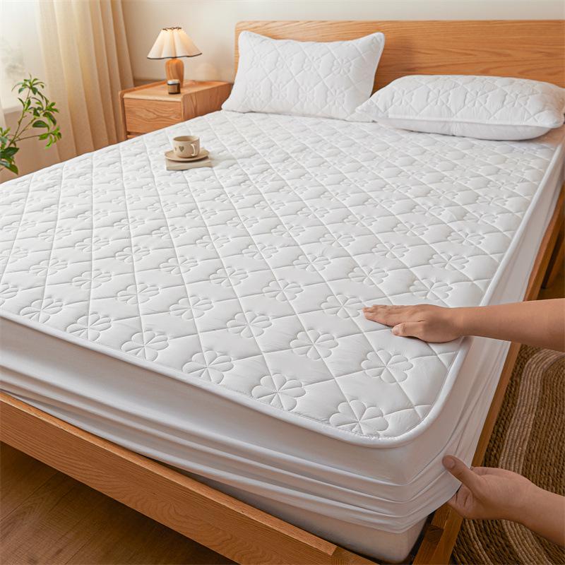 Class A Waterproof Quilted Mattress Protector - Double Bed, Breathable & Anti-Wetting Bedspread