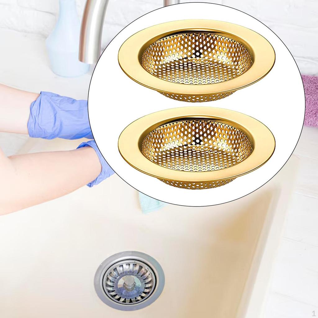 Kitchen Sink Drain Strainer Effectively Replace Stainless Steel up Stopper Hair Catcher for