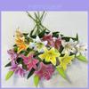 3d Lily Artificial Flower Wedding Decor With Realistic Design For Home And Event Use