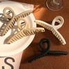 Simple Frosted Large Hair Clip For Women  French Elegant Hairgrips Korean Style Hair Claw Girls Hairpins Hair Accessories