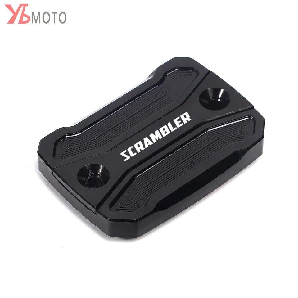 NEW Fashion Accessories Fits For DUCATI Scrambler 400 800 Sixty2 Mach 2.0 Motorcycles Gold Front Brake Fluid Reservoir Cap Cover