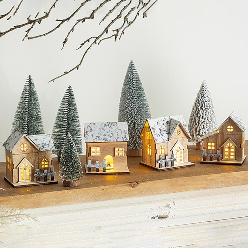  8pcs Artificial Tiny Christmass Forests Assorted Measurements Five hundred Kids Animals Holiday Deck