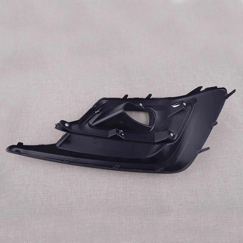 1 Pair Front Bumper Fog Lamp Covers Grills Bezels 57731AL69A 57731AL68A Fit For Subaru Legacy 2018  Black Plastic