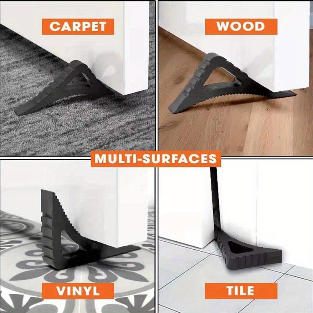 Household Anti-collision and Anti Pinch Hand Door Card Stopper, Baby Protection Safety Triangle Door Stopper