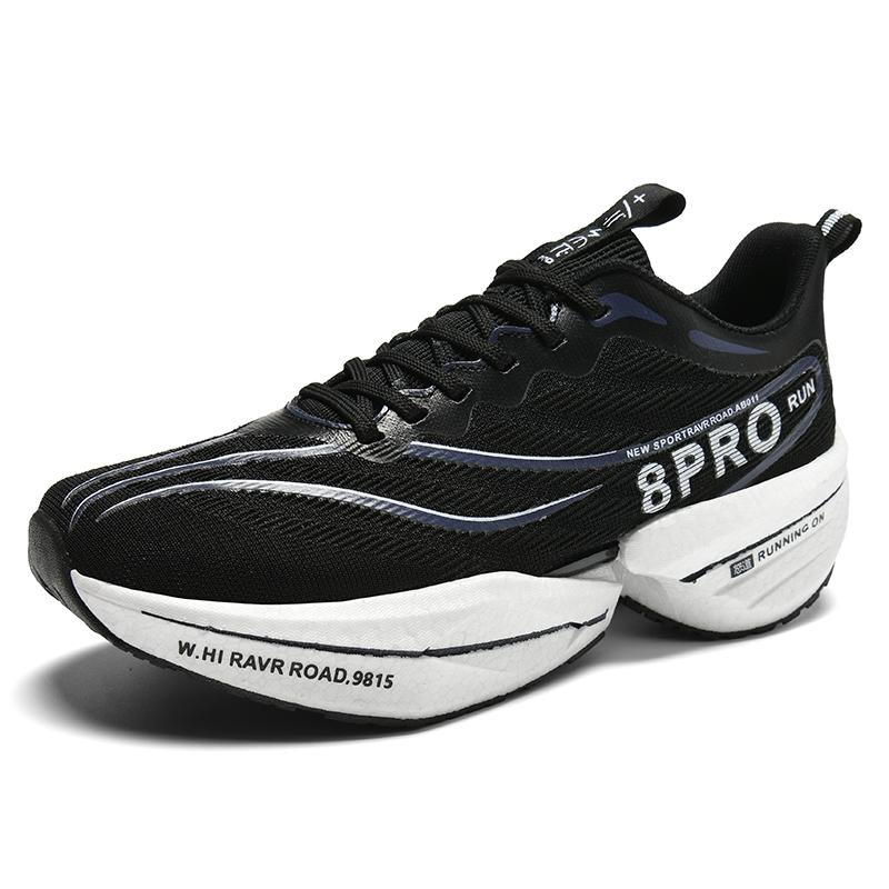 Men's Carbon Plate Sneakers Breathable Marathon Athletic Running Shoes 8PRO Fitness Outdoor Tennis Training Sports Shoes Women