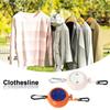 Portable Retractable Clothesline Windproof Laundry Drying Line Clothes Drying Rope  Outdoor