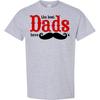 Inktastic Best Dads Have Mustaches T-Shirt Mustache Handlebar Dad Funny Fathers