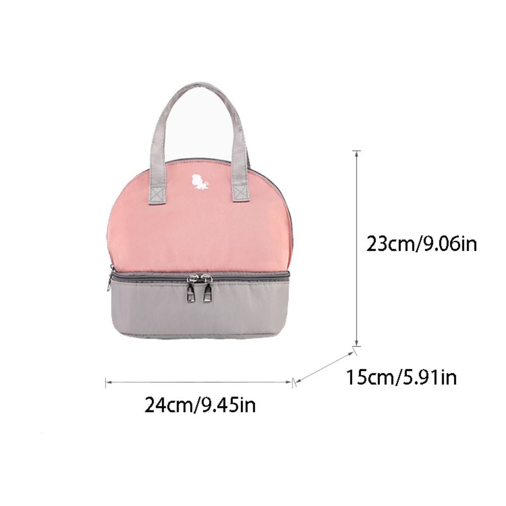Portable Split Type Storage Bag Lightweight Lunch Bag Durable Mommy Bag  Drink