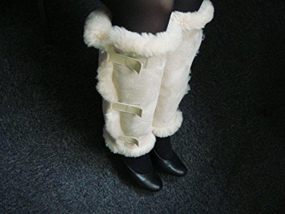 Návleky na nohy z australské ovčí příze, studené, chladné a studené počasí, přírodní materiály [Furfurmouton], vyrobené ze 100% ovčí příze, teplé, boa, ochrana, ochrana