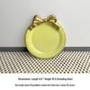 3D Resin Bow Macaron Color Desktop Ornament and Photography Prop Tray