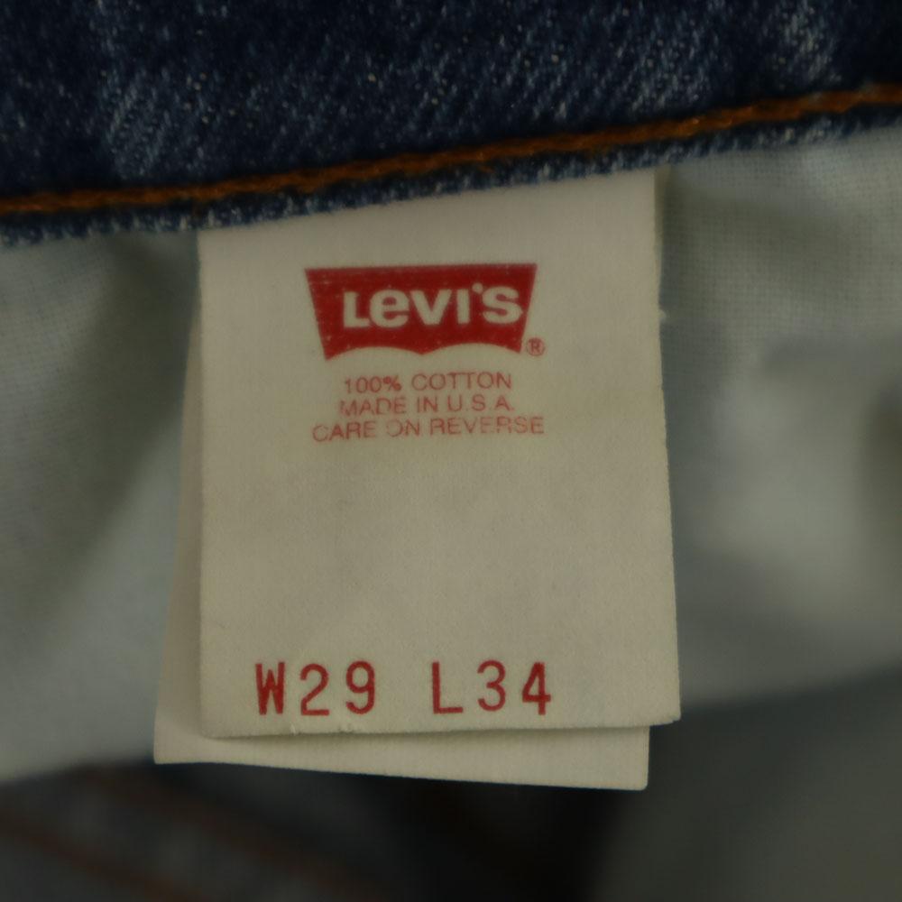 Levi's 90s 510 USA made old Tapered denim pants W29 blue jeans Men's Used