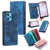For Realme 9 4G,9 Pro+,Narzo 50 Pro 5G Mandala Embossed PU Leather Flip Wallet Case Magnetic Closure Cover