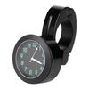 Waterproof Aluminum Alloy Handlebar Mount Clock Watch for Universal Motorcycles (Black)