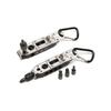 Portable Multifunctional Screwdrivers Set with Emergency Light Detachable Bits Opener Mini Spanner Kit  Key Chain Accessories