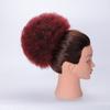 MISSQUEEN Accessorio sintetico per capelli chignon ricci afro soffio con clip per estensione dei capelli elastici per capelli afro per ragazza e donna