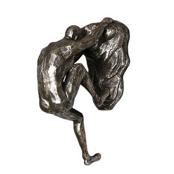 Creative Rock Climbing Sculpture Men Wall Hanging Decorations Resin Statue Crafts Home Furnishing Decoration Accessories