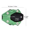 MotHeartCNC Motorcycle Side Stand Enlarger for Z H2 (2020-2024) and Z H2 SE (2021-2024) (Green)
