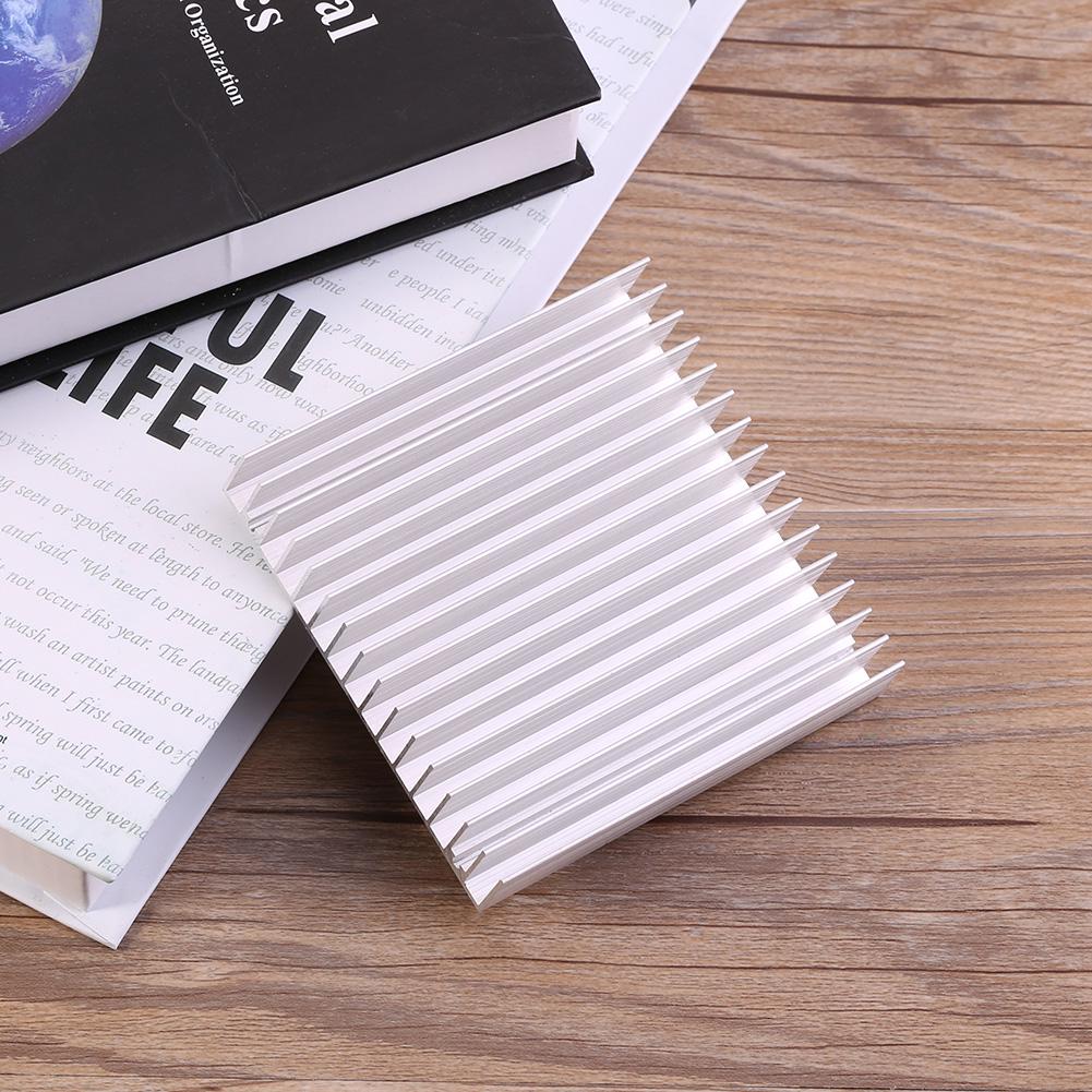 Aluminum heatsink, good thermal conductivity and cooling fins of the heatsink 100 x 100 x 18 mm, reduce the of hardware failure in computers, pow