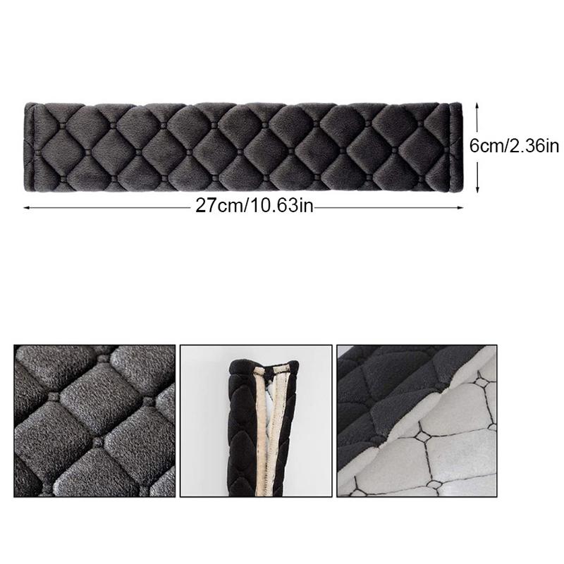 Comfortable Car Padded Seat Belt Covers Universal Safety Belt Shoulder Pad For Adults Teens Auto Accessories Decoration