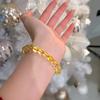 Bracelet Perle Irregulière Forme Spéciale Française Bracelet Femmes Niche Luxe Léger Exquis Doré Demi-Bracelet Bracelet Accessoires