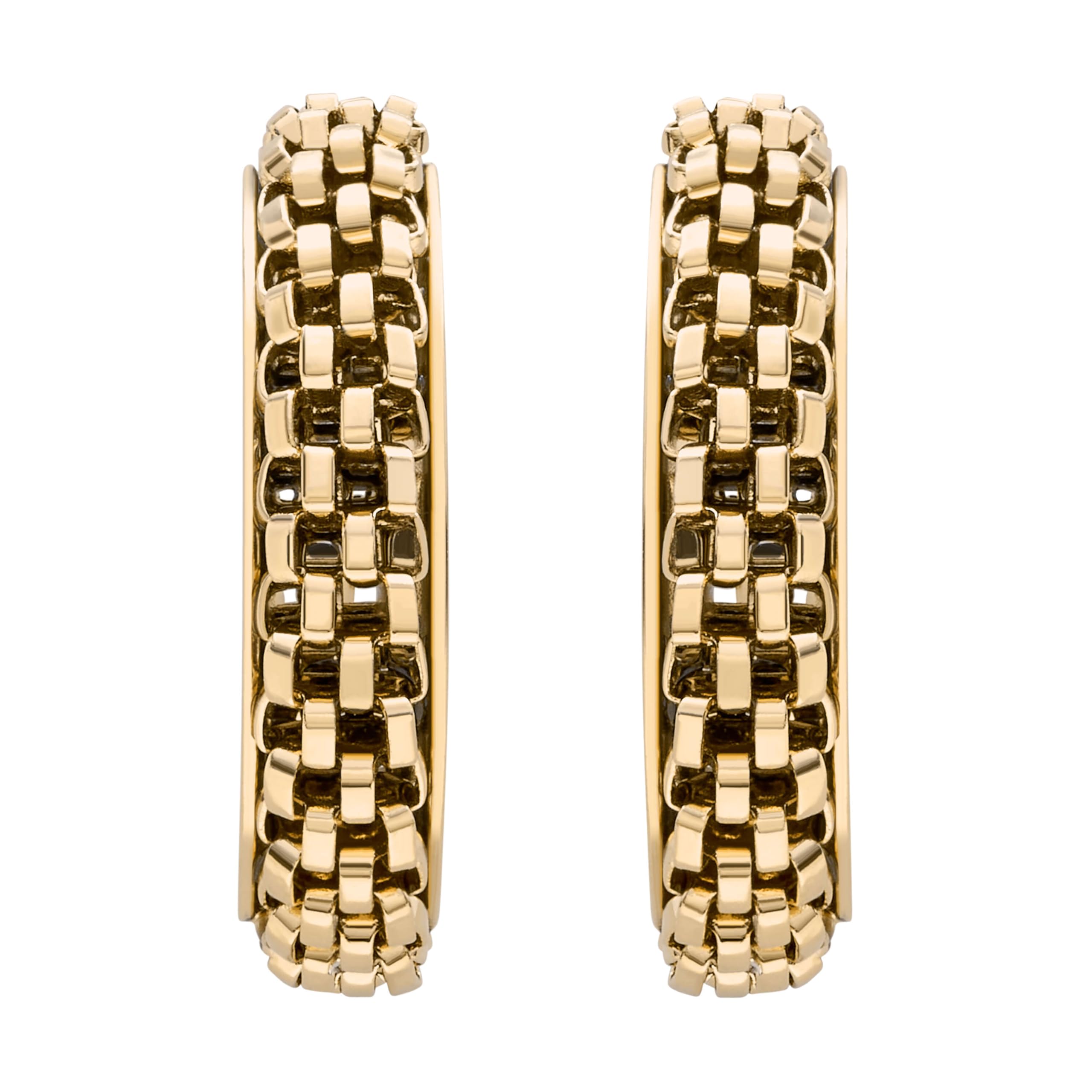 

SKAGEN Women s MERETE Gold-Tone Stainless Steel Hoop Earrings, SKJ1858710