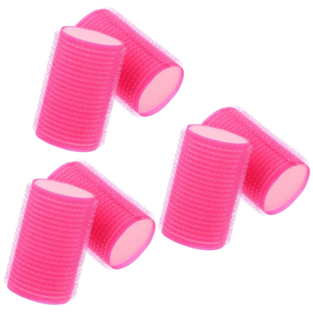 FRCOLOR 12pcs Hair Curler Rollers for Women Heatless Curls Overnight Self Grip Sponge Hair Rollers Flexible Curlers for Effortless DIY Styling Tool