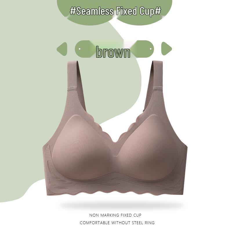 

Бесшовный бюстгальтер для сна для женщин: Большая и маленькая грудь, цельный дизайн M/34 [80-100 lbs BCD]