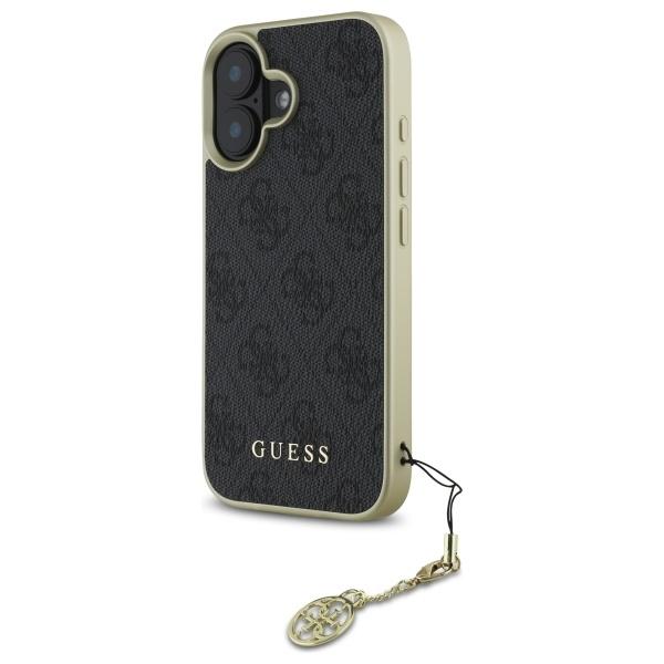 Guess Guhcp16Sgf4Ggr Iphone 16 6.1      Czarny/Black Hardcase 4G Charms Collection