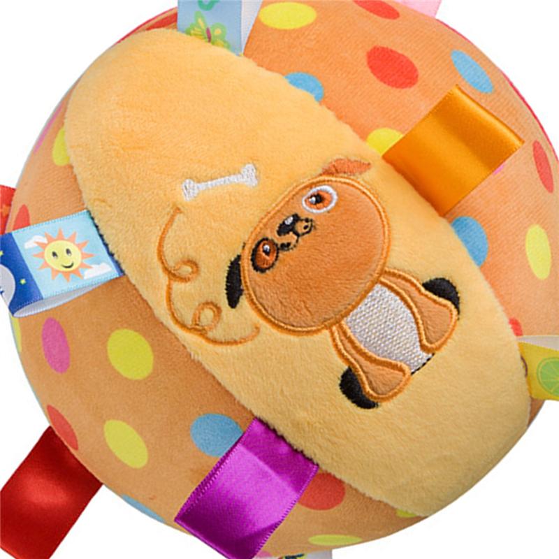 Stress Relief Interactive Ball Dog For Aggressive Chewing Training, Bite Sound Resistance, Plush Handle