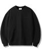 GUBIN Lettering Logo Basic Sweatshirt - Black