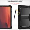 Anti-Slip Armor Case For Samsung Galaxy Tab S10 FE Plus 2025 13.1 Inch SM-X620 SM-X626B 3-Layers Hybrid Stand Cover Shockproof