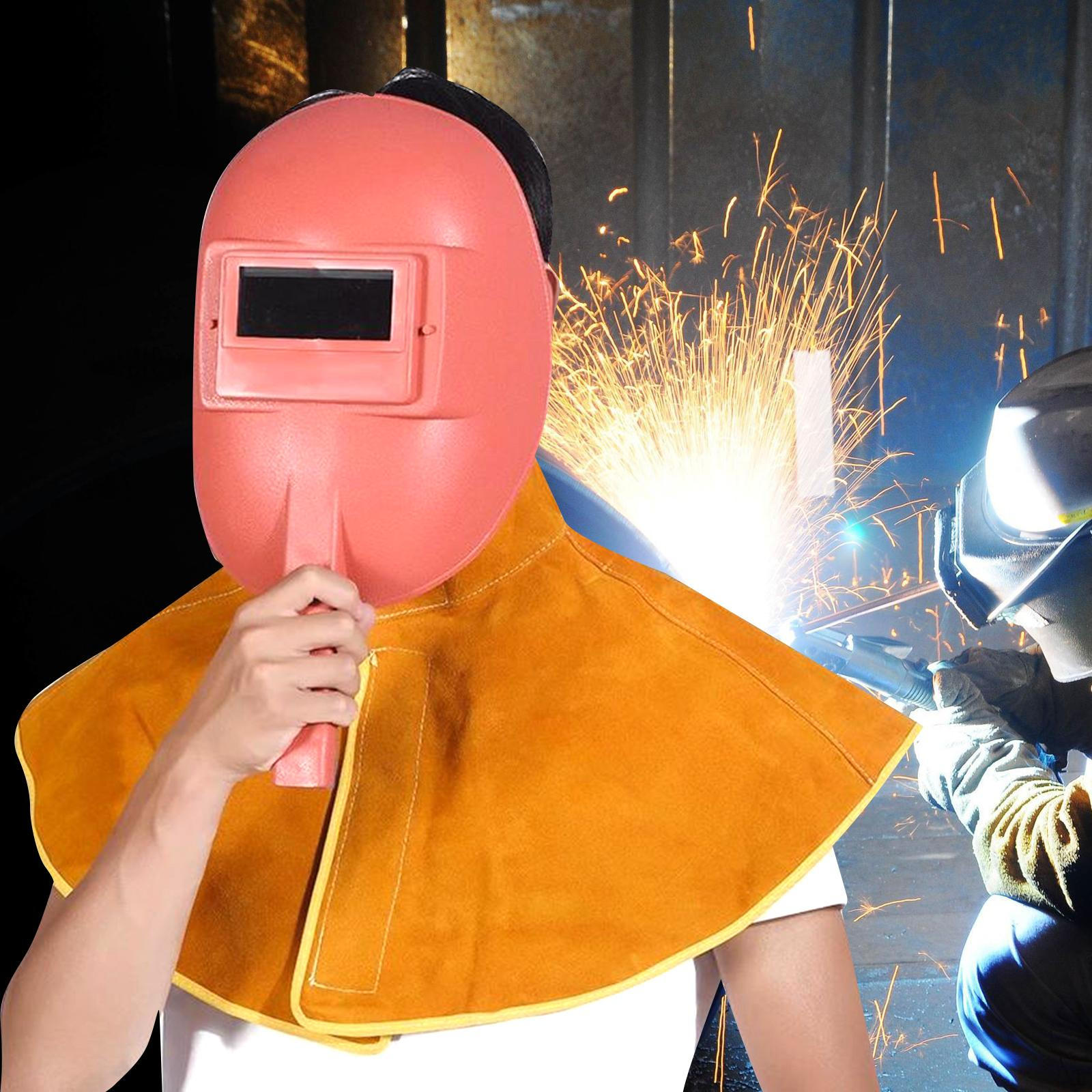 

Electric Welding Scarf Neck Shoulder Drape Soldering Work Protection Welder Without Cap