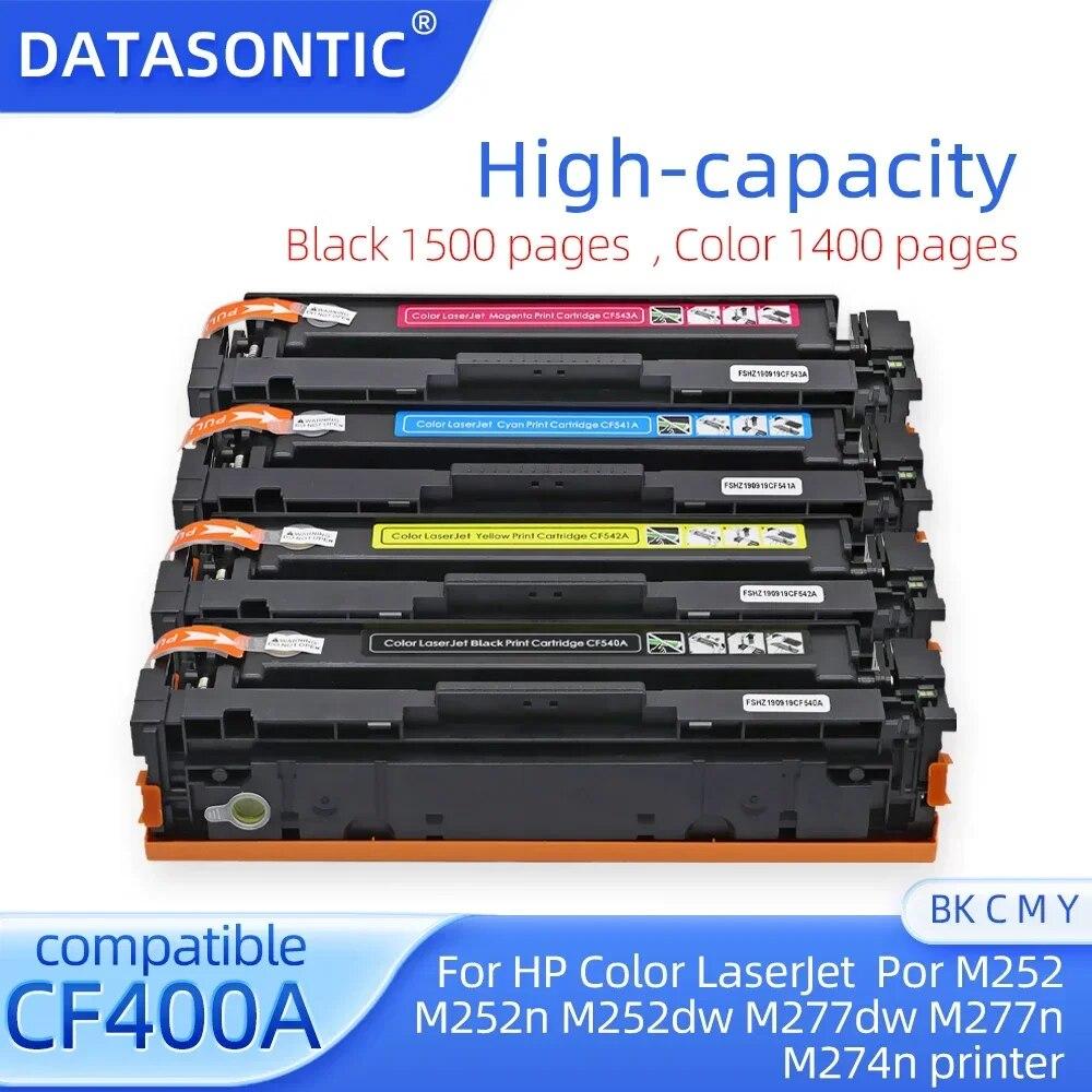 

Сумісний кольоровий тонер-картридж HP CF400A 401A 402A 403A 201A для принтера HP LaserJet Pro M252 M252dw M277n M252N M277dw M 274n Color CYAN