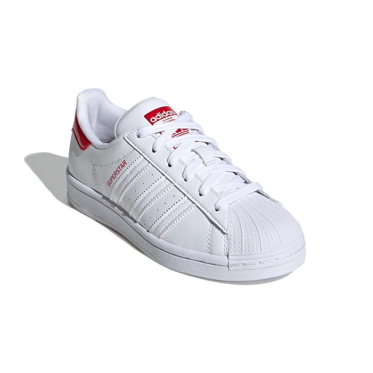 Adidas Superstar White Scarlet Youth FW0817