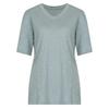 Shop   Women Slub CoTTon V Neck ShorT sleeVe T shirT iVory Dai Wsh 0520