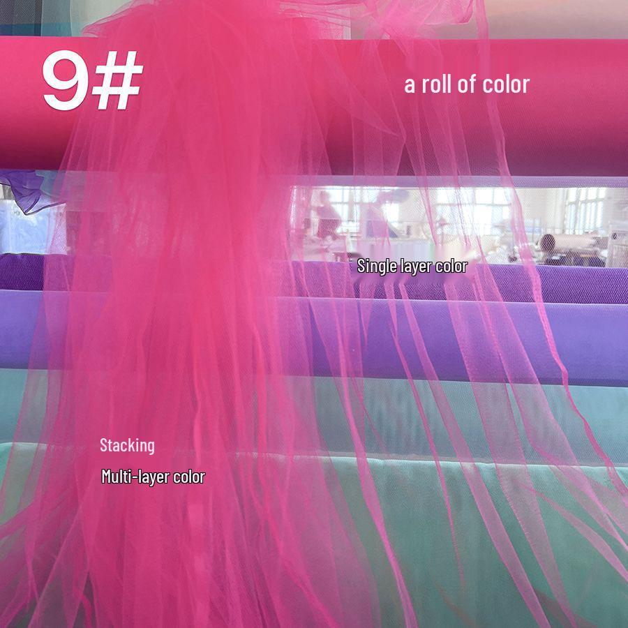 Macaron Sheer Curtain - DIY Decoration for Kindergarten & Festival Chair Environment Creation, Free Shipping