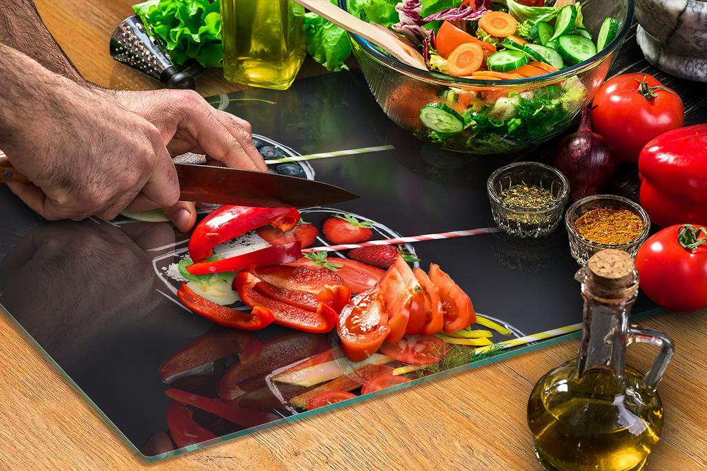 GLASS CUTTING BOARD 45x52 Fruit