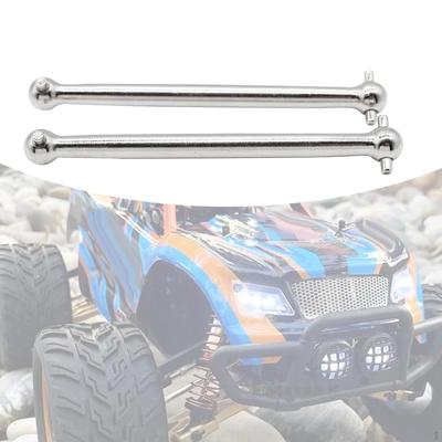 2x Κλίμακα 1/12 RC Άξονας Μετάδοσης Κόκκαλο Σκύλου, Μεταλλικός Άξονας Κινητήριου Αρθρωτού Συνδέσμου CVD για Αυτοκίνητο 124008