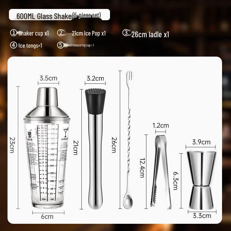 Qiwei Stainless Steel Cocktail Shaker
