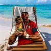 Cristiano Ronaldo Beach Towel Super Soft Microfiber Quickdry Fabric Comfortable Lightweight Perfect For Traveling Yoga Camping And Swimming