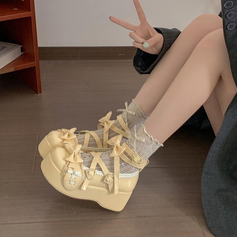 Popular versatile jk with skirt platform small leather shoes women's autumn 2025 new round head Lolita French Mary Jane shoes