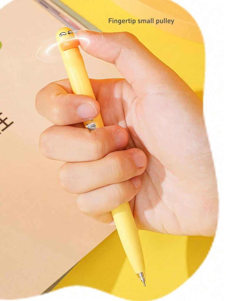 Duck Pens Fingertip Small Pulley Roller Skating 0.5mm Ballpoint Black Color Gel Ink For Writing Office School Back To School